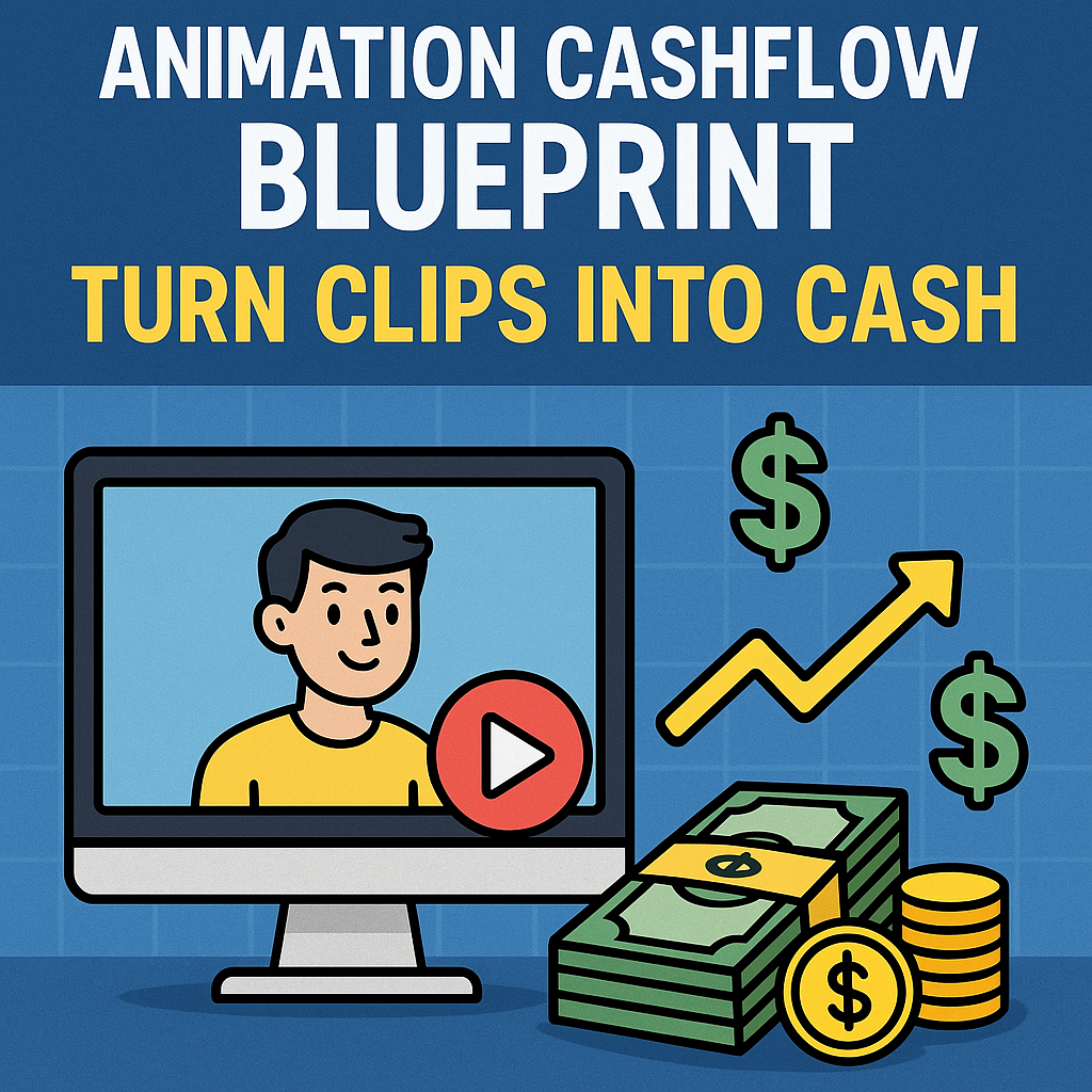 Animation Cashflow Blueprint: Turn Clips into Cash